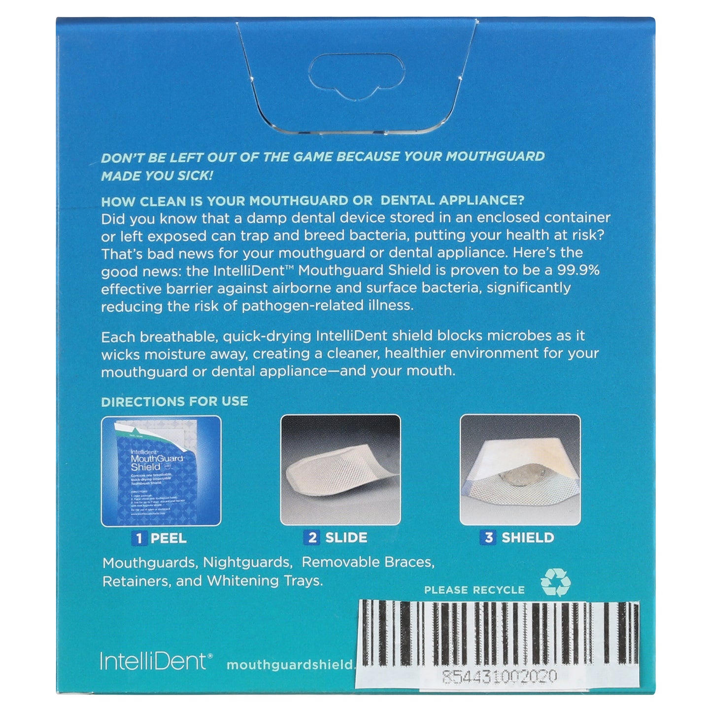 IntelliDent Mouthguard Shield (12) Count Box